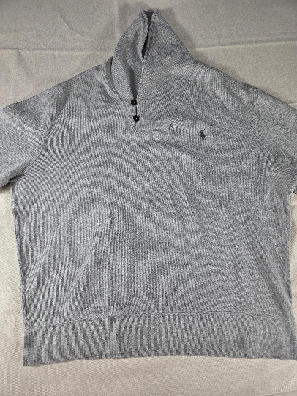 Polo Ralph Lauren Gray Shawl Collar Pullover XL